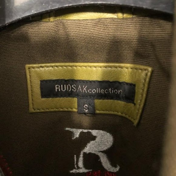 CLASSIC LUXURY RUDSAK PEACOAT WITH LEATHER DETAILING. - Picture 11 of 13